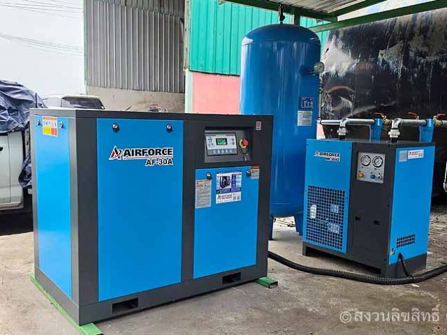 เครื่องอัดลมสกรู ชลบุรี | SCREW AIR COMPRESSOR