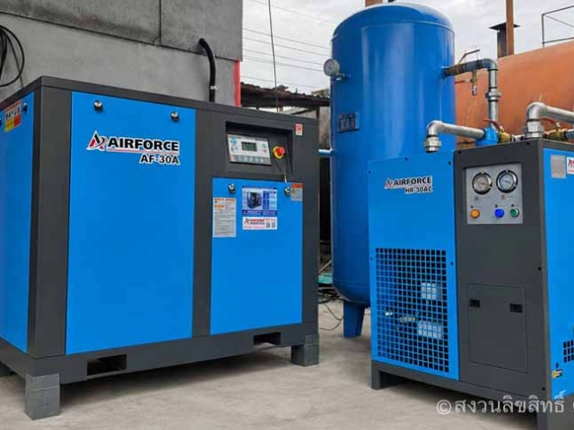 เครื่องอัดลมสกรู ชลบุรี | SCREW AIR COMPRESSOR
