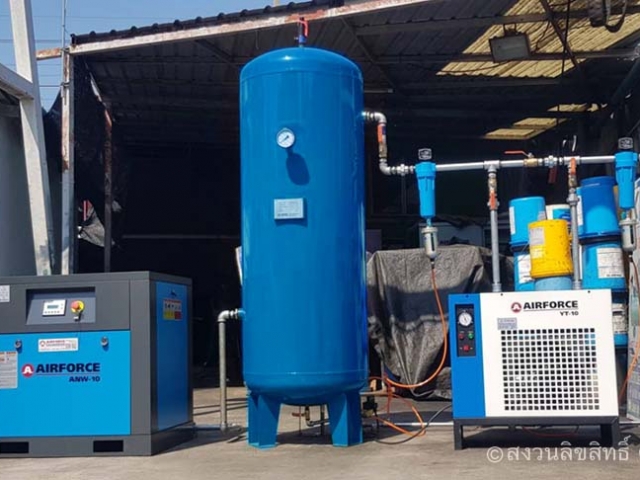 ปั๊มลมสกรูประเทศลาว | Laos's Screw Air Compressor