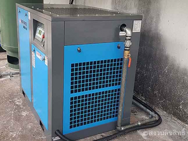 เครื่องปั๊มลมสระแก้ว | SCREW AIR COMPRESSOR