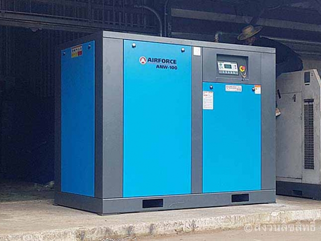 เครื่องปั๊มลมแพร่ | SCREW AIR COMPRESSOR