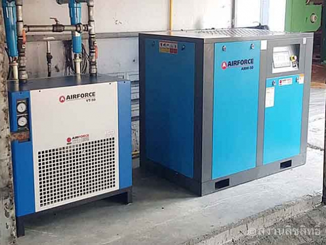 เครื่องปั๊มลมประจวบคีรีขันธ์ | SCREW AIR COMPRESSOR