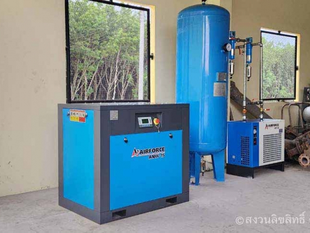 เครื่องปั๊มลมระนอง | SCREW AIR COMPRESSOR