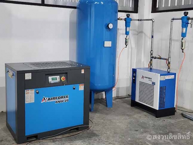เครื่องปั๊มลมอำนาจเจริญ | SCREW AIR COMPRESSOR