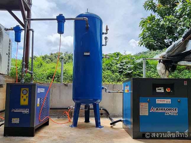 เครื่องปั๊มลมอ่างทอง | SCREW AIR COMPRESSOR