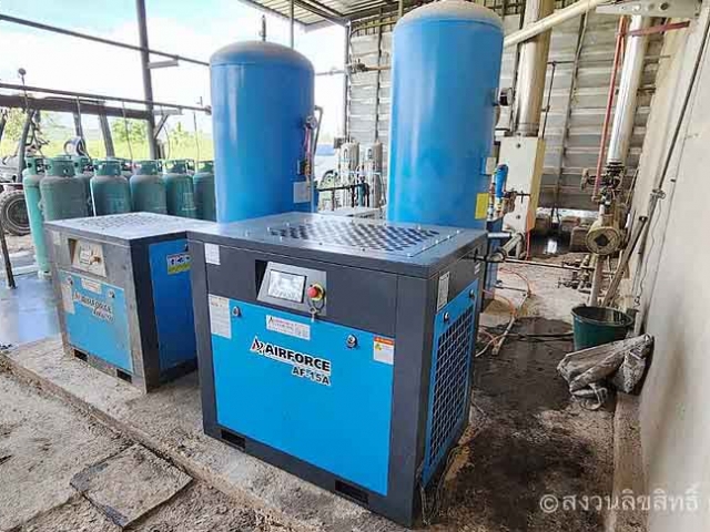 เครื่องปั๊มลมสมุทรสาคร | SCREW AIR COMPRESSOR