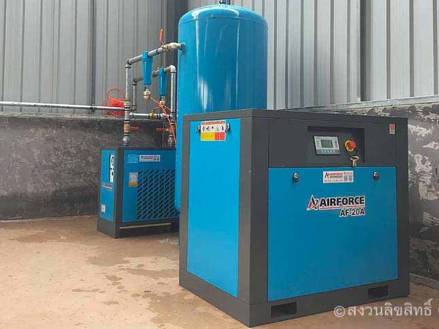 เครื่องปั๊มลมสิงห์บุรี | SCREW AIR COMPRESSOR